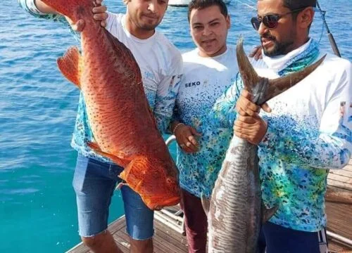 Fishing in the Red Sea near Sharm El Sheikh